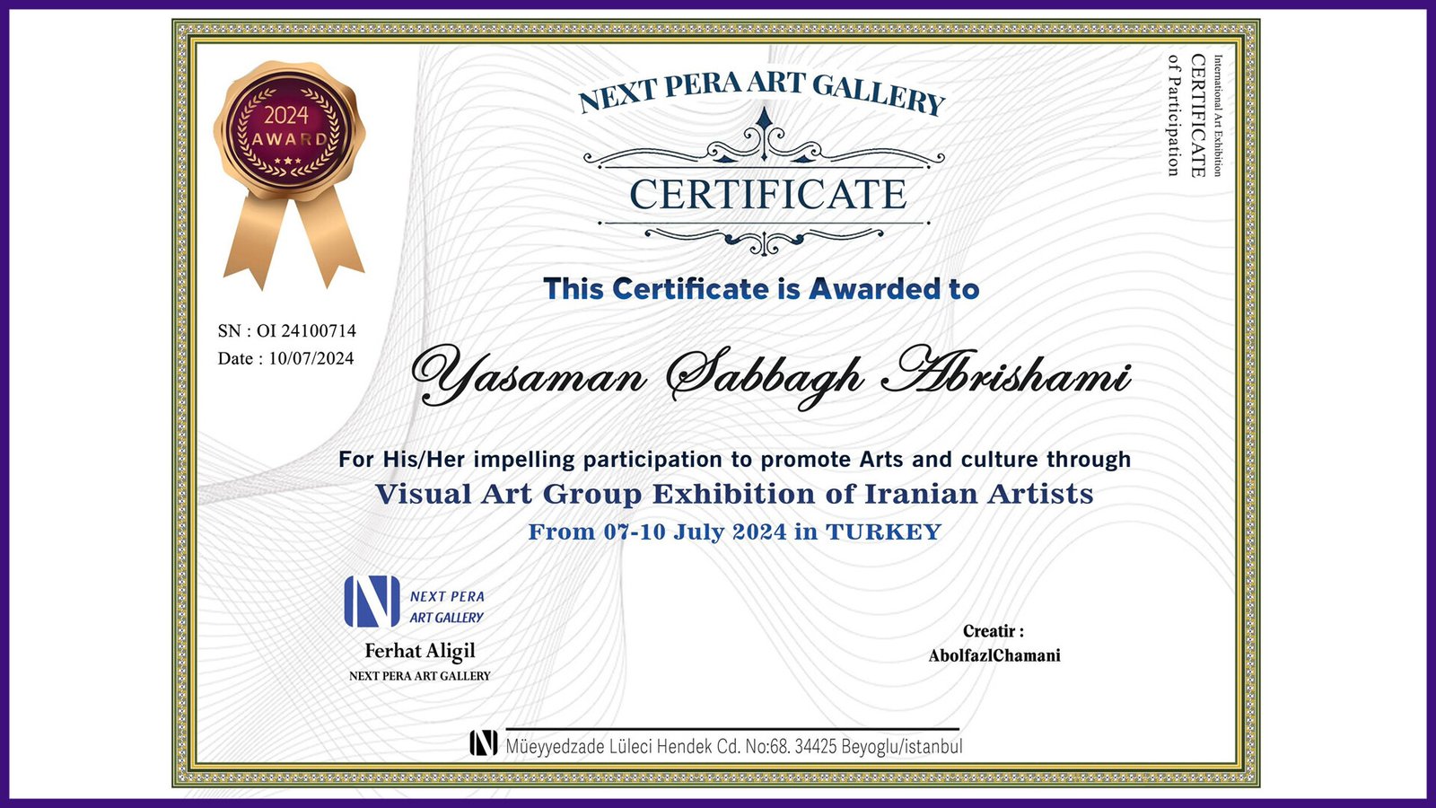 Yasaman Sabbagh Abrishami 1