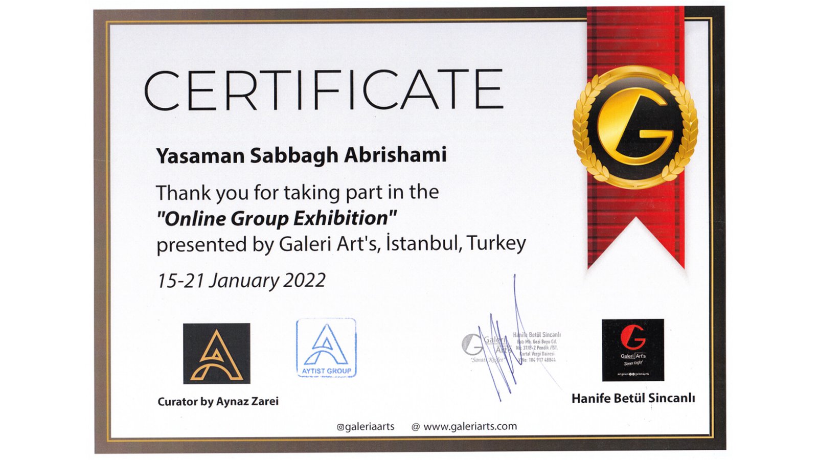 Yasamin Sabbagh Abrishami Certificate (6)
