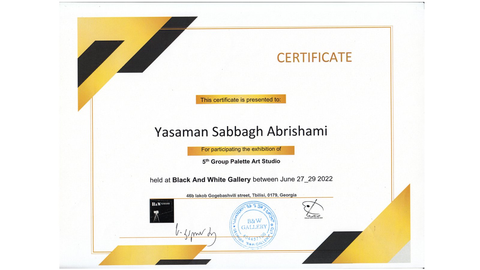 Yasamin Sabbagh Abrishami Certificate (7)